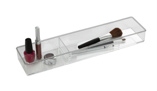 381 2 Section Cosmetic Organizer