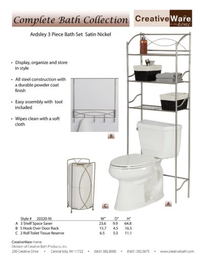 Ardsley 3 Pc Nickel